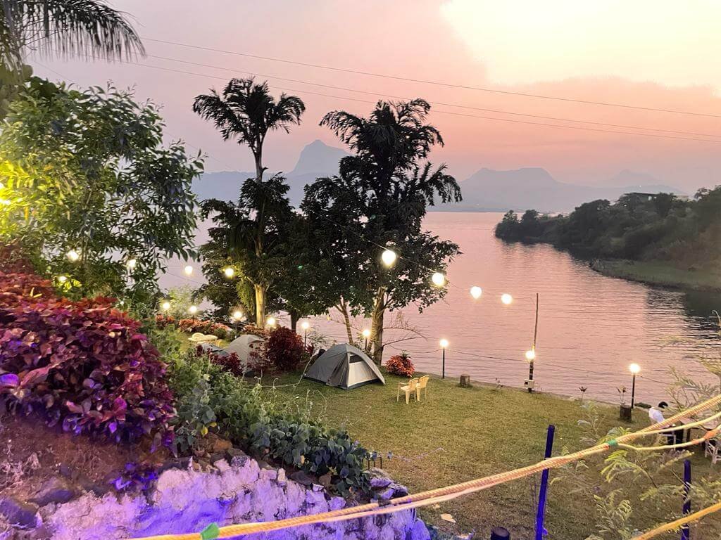 Camping near pawana lake