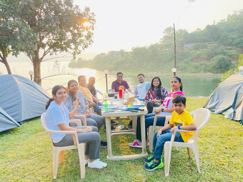 Camping near pawana lake