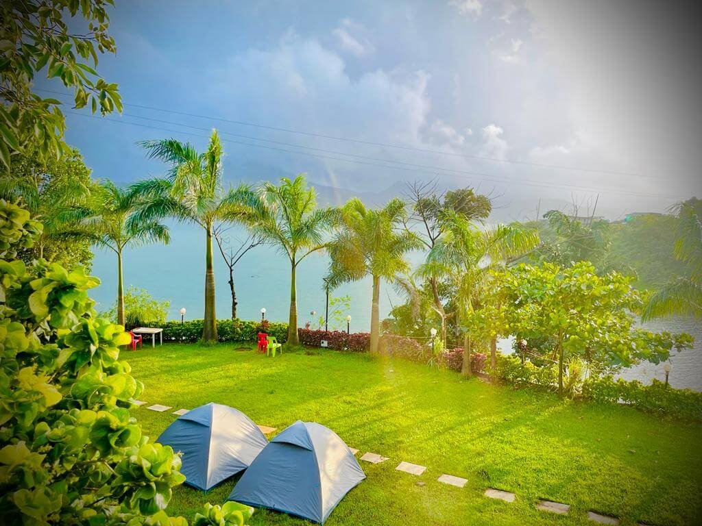 Camping near pawana lake