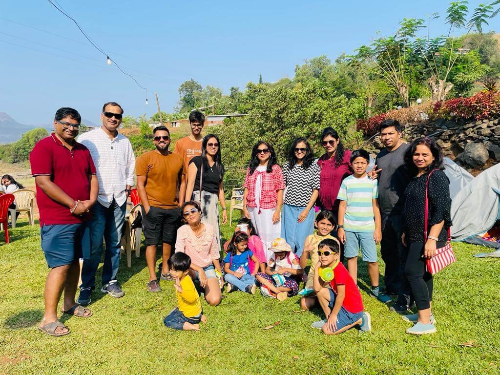 Camping near pawana lake