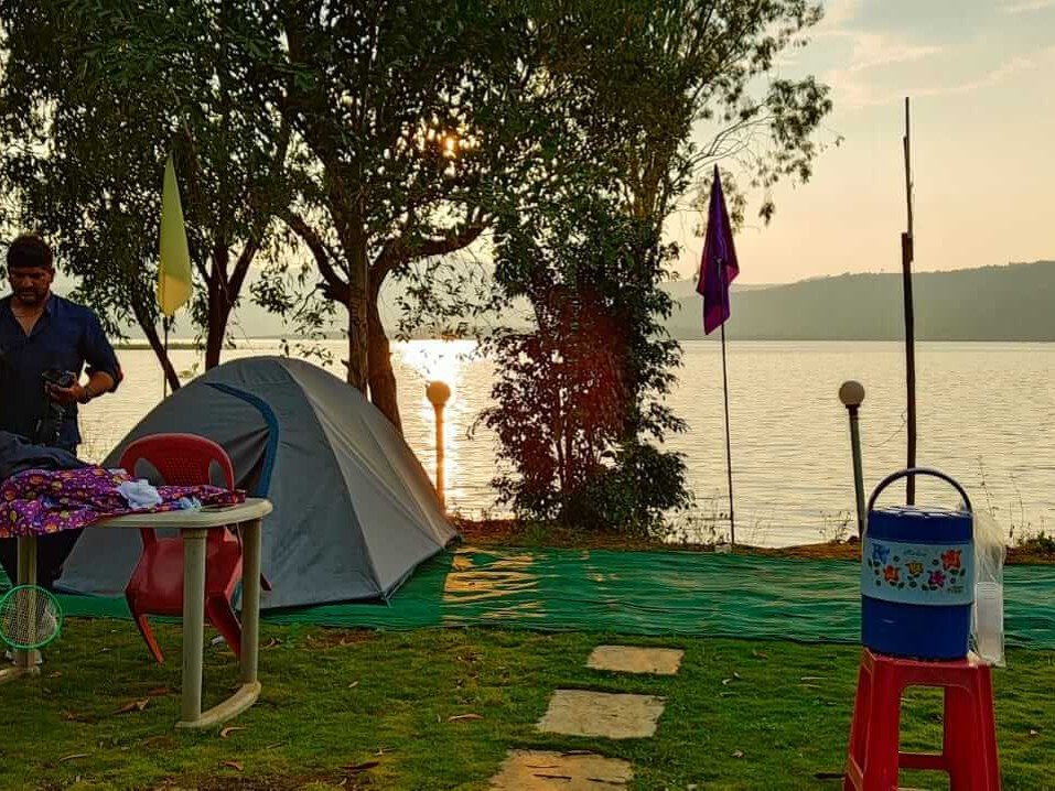 Camping near pawana lake