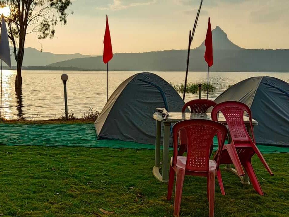 Camping near pawana lake