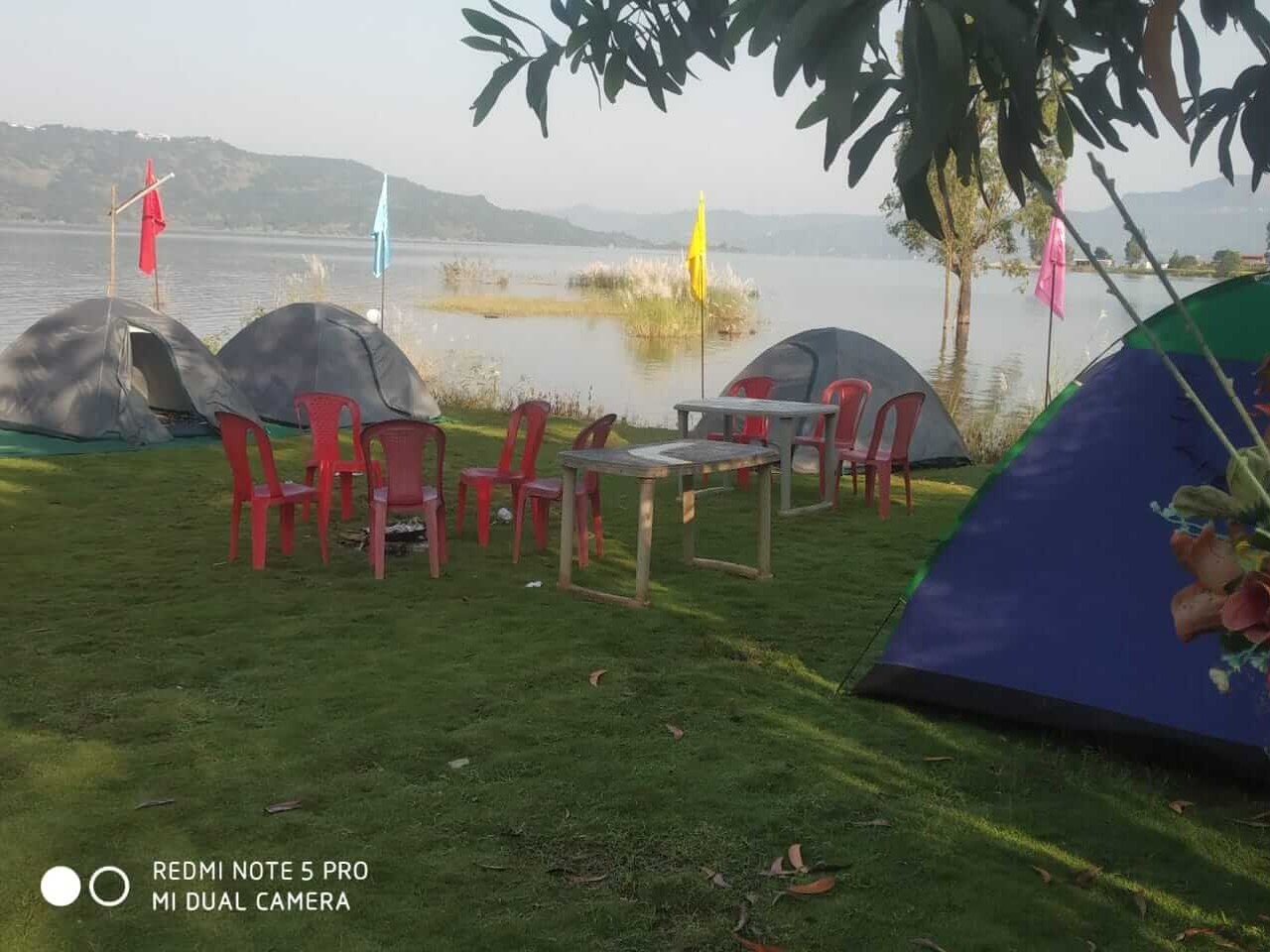 Camping near pawana lake