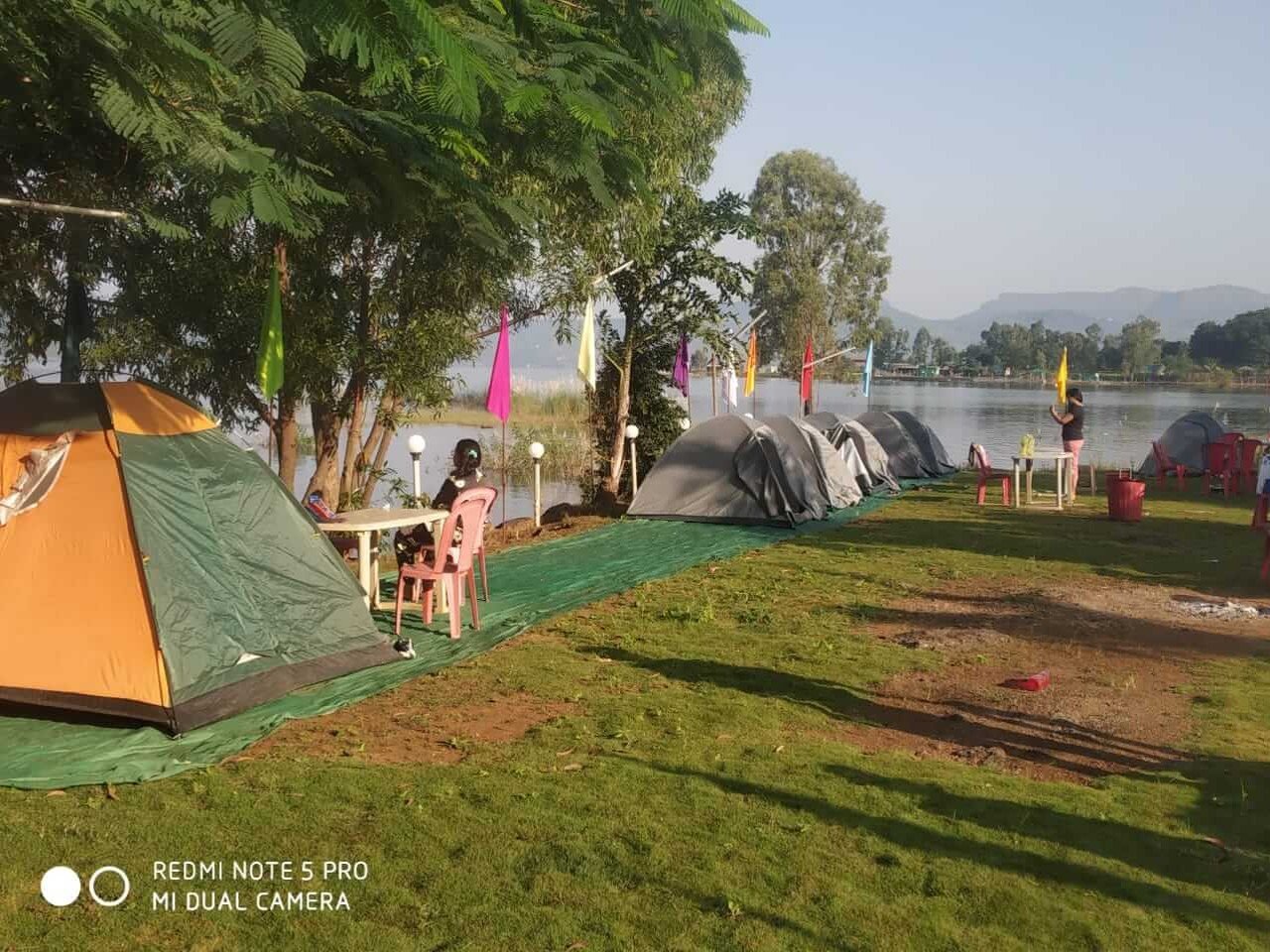 Camping near pawana lake